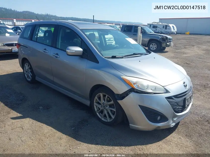 2013 Mazda Mazda5 Touring VIN: JM1CW2CL0D0147518 Lot: 45215617