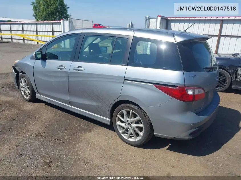 2013 Mazda Mazda5 Touring VIN: JM1CW2CL0D0147518 Lot: 45215617