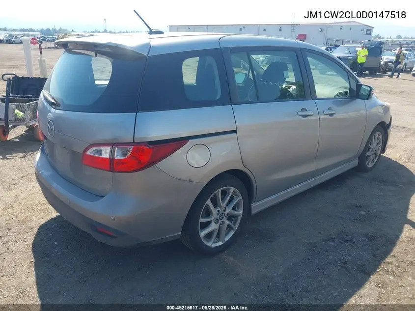 2013 Mazda Mazda5 Touring VIN: JM1CW2CL0D0147518 Lot: 45215617