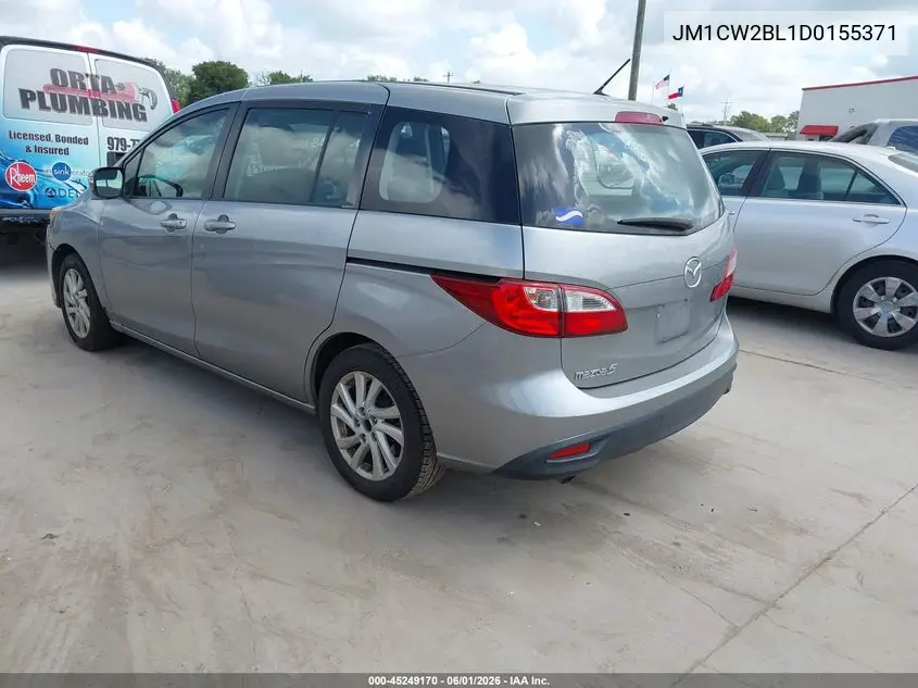 2013 Mazda Mazda5 Sport VIN: JM1CW2BL1D0155371 Lot: 45249170