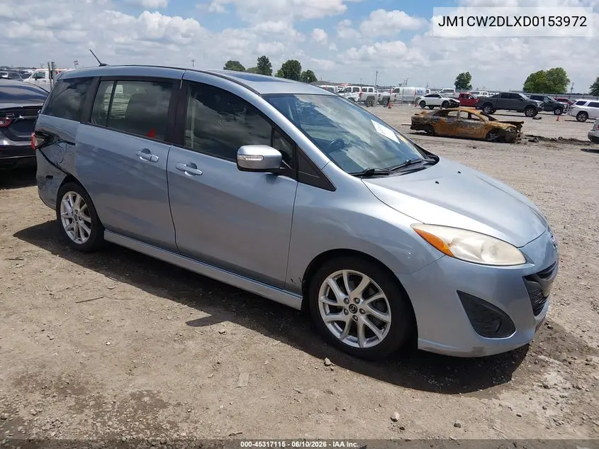 2013 Mazda Mazda5 Grand Touring VIN: JM1CW2DLXD0153972 Lot: 45317115