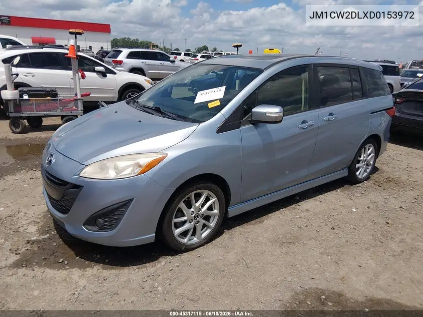 2013 Mazda Mazda5 Grand Touring VIN: JM1CW2DLXD0153972 Lot: 45317115