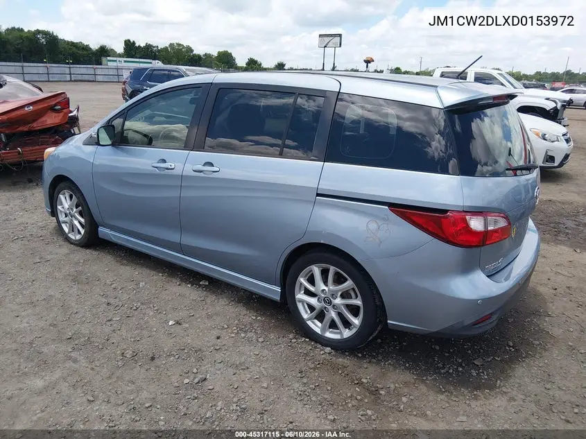 2013 Mazda Mazda5 Grand Touring VIN: JM1CW2DLXD0153972 Lot: 45317115