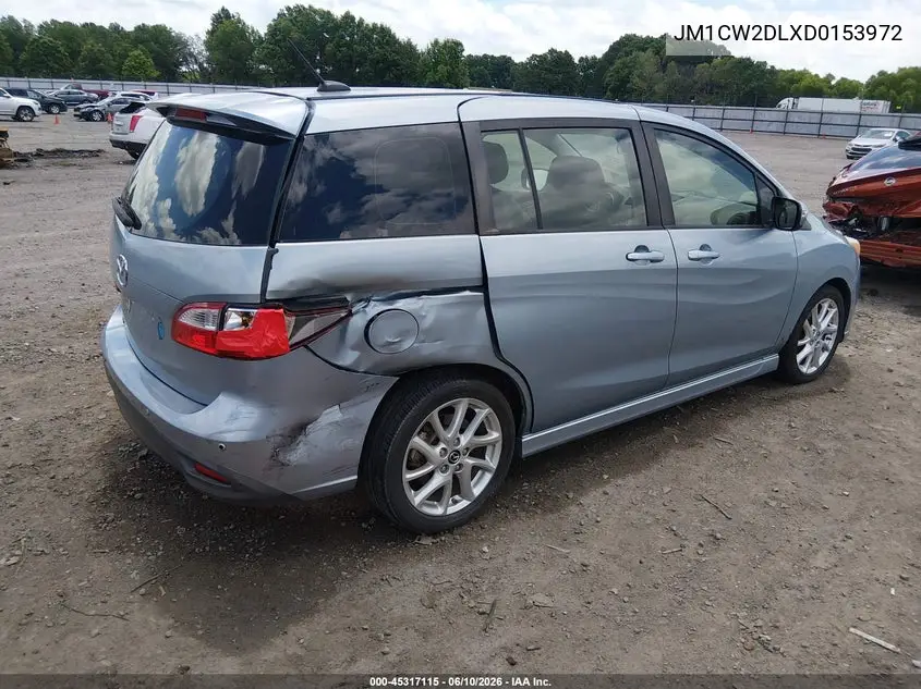 2013 Mazda Mazda5 Grand Touring VIN: JM1CW2DLXD0153972 Lot: 45317115