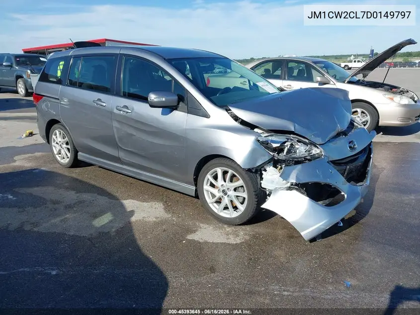 2013 Mazda Mazda5 Touring VIN: JM1CW2CL7D0149797 Lot: 45393645