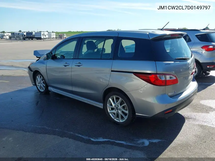 2013 Mazda Mazda5 Touring VIN: JM1CW2CL7D0149797 Lot: 45393645