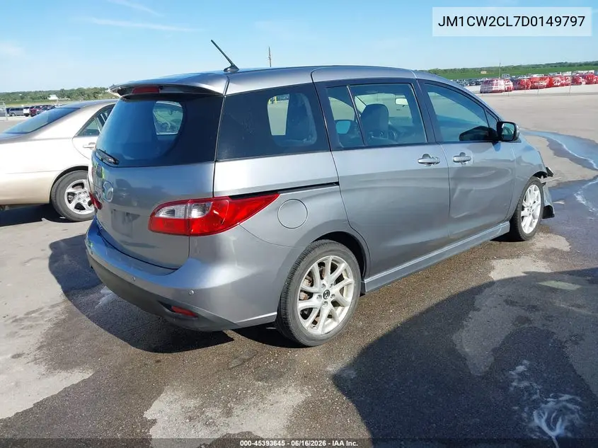 2013 Mazda Mazda5 Touring VIN: JM1CW2CL7D0149797 Lot: 45393645
