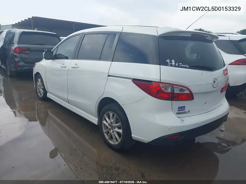 2013 Mazda Mazda5 Touring VIN: JM1CW2CL5D0153329 Lot: 45619477