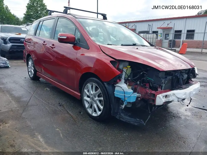2014 Mazda Mazda5 Grand Touring VIN: JM1CW2DL0E0168031 Lot: 45263012