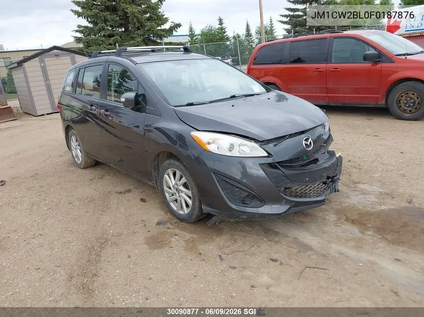 2015 Mazda 5 Sport VIN: JM1CW2BL0F0187876 Lot: 30090877