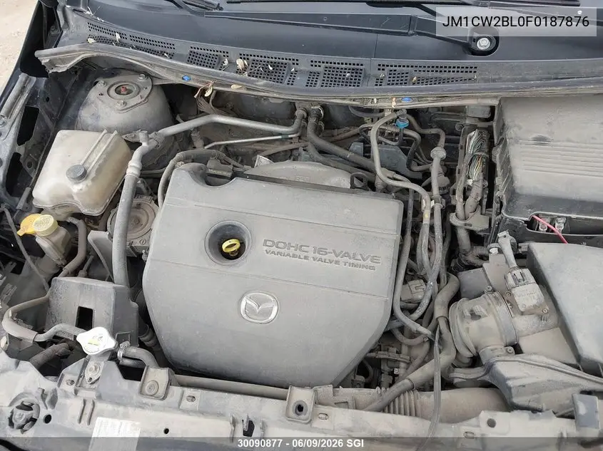 2015 Mazda 5 Sport VIN: JM1CW2BL0F0187876 Lot: 30090877