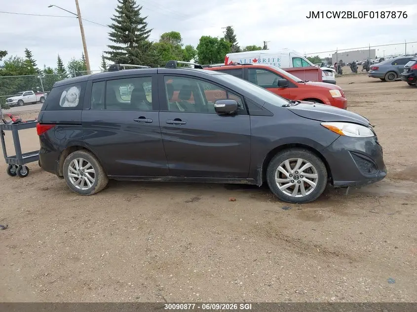 2015 Mazda 5 Sport VIN: JM1CW2BL0F0187876 Lot: 30090877