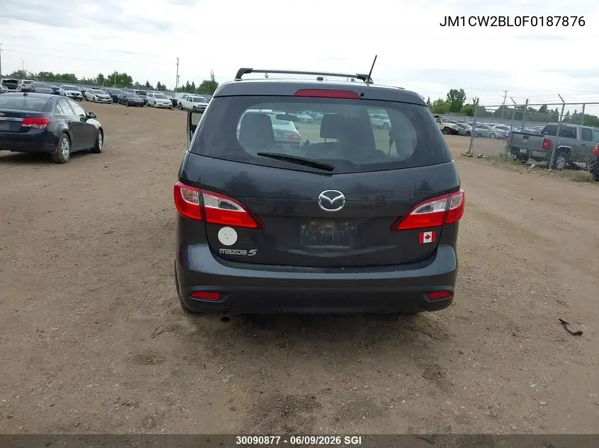 2015 Mazda 5 Sport VIN: JM1CW2BL0F0187876 Lot: 30090877