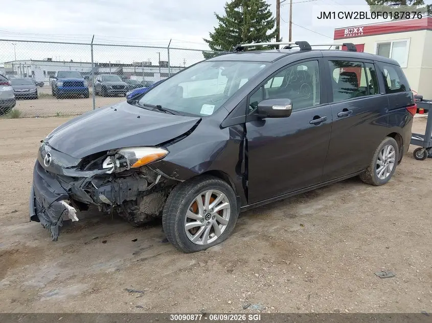 2015 Mazda 5 Sport VIN: JM1CW2BL0F0187876 Lot: 30090877