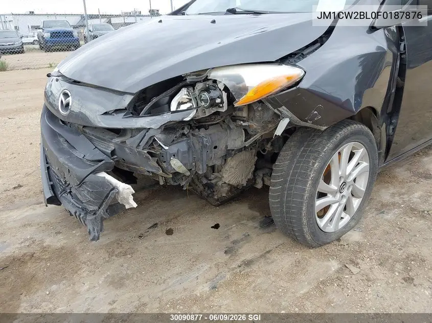 2015 Mazda 5 Sport VIN: JM1CW2BL0F0187876 Lot: 30090877