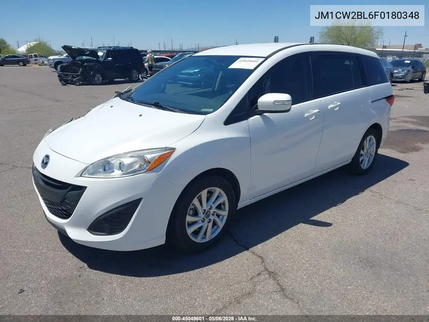 2015 Mazda Mazda5 Sport VIN: JM1CW2BL6F0180348 Lot: 45049601