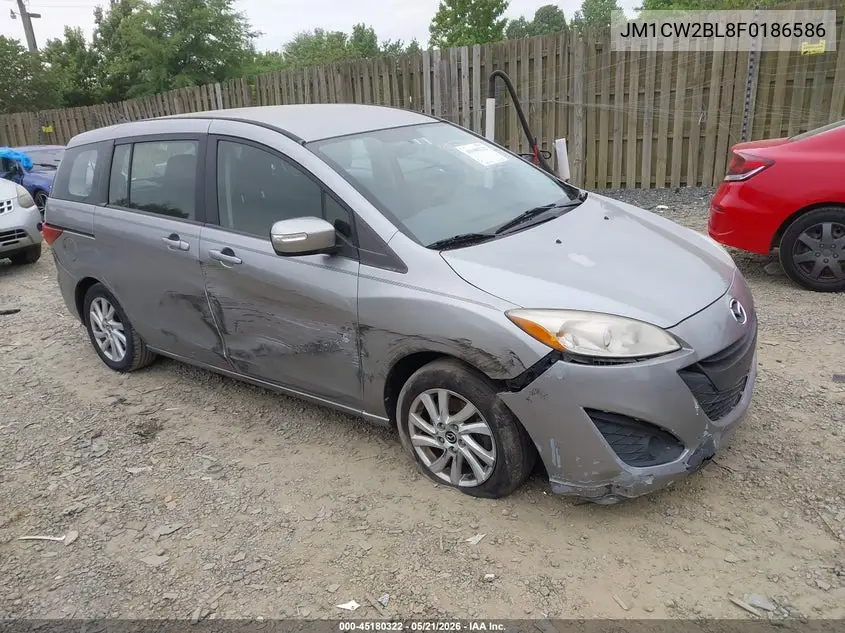 2015 Mazda Mazda5 Sport VIN: JM1CW2BL8F0186586 Lot: 45180322