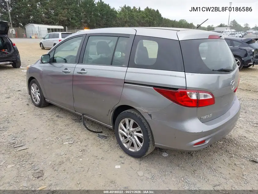 2015 Mazda Mazda5 Sport VIN: JM1CW2BL8F0186586 Lot: 45180322