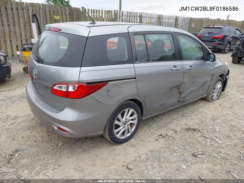 2015 Mazda Mazda5 Sport VIN: JM1CW2BL8F0186586 Lot: 45180322