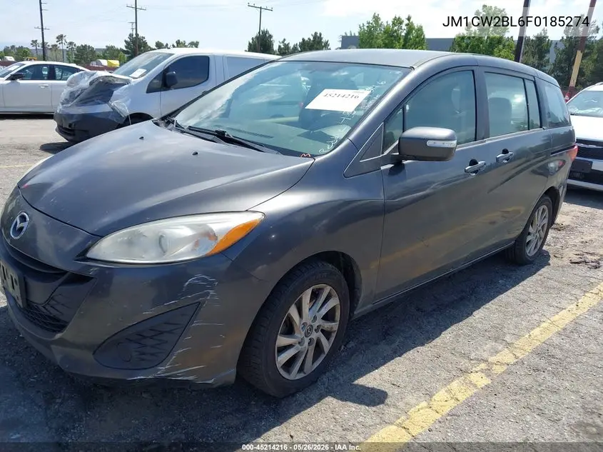2015 Mazda Mazda5 Sport VIN: JM1CW2BL6F0185274 Lot: 45214216