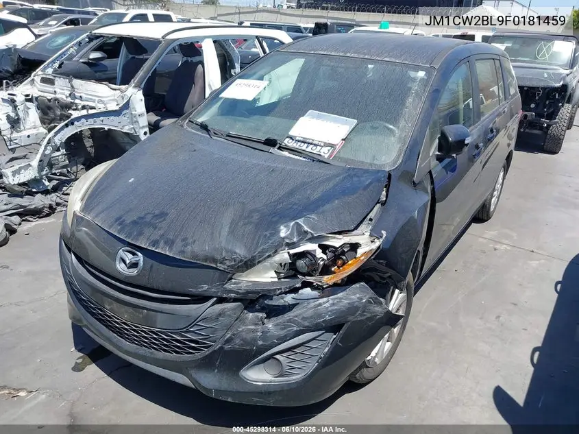 2015 Mazda Mazda5 Sport VIN: JM1CW2BL9F0181459 Lot: 45298314