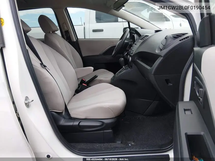 2015 Mazda Mazda5 Sport VIN: JM1CW2BL0F0190454 Lot: 45354494