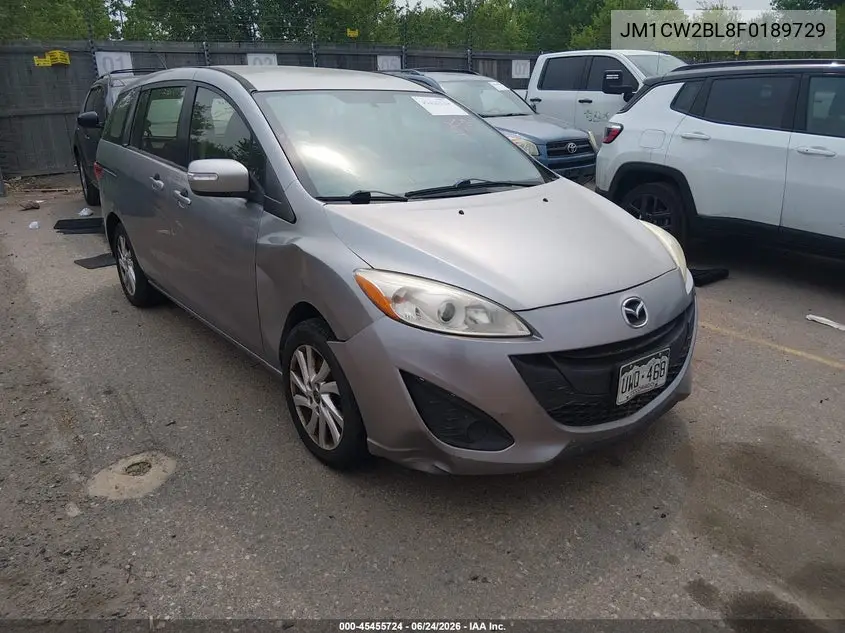 2015 Mazda Mazda5 Sport VIN: JM1CW2BL8F0189729 Lot: 45455724