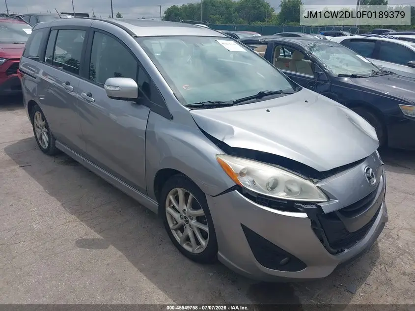 2015 Mazda Mazda5 Grand Touring VIN: JM1CW2DL0F0189379 Lot: 45549758