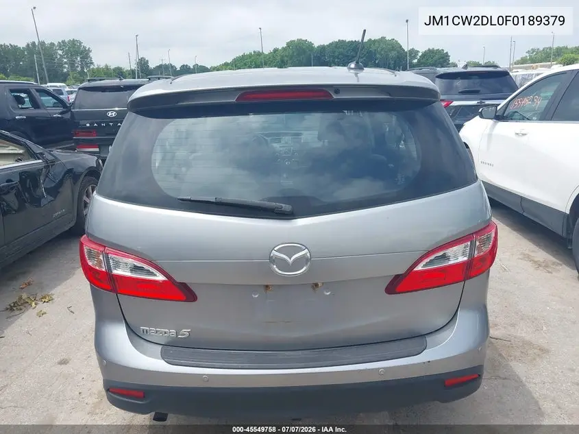 2015 Mazda Mazda5 Grand Touring VIN: JM1CW2DL0F0189379 Lot: 45549758