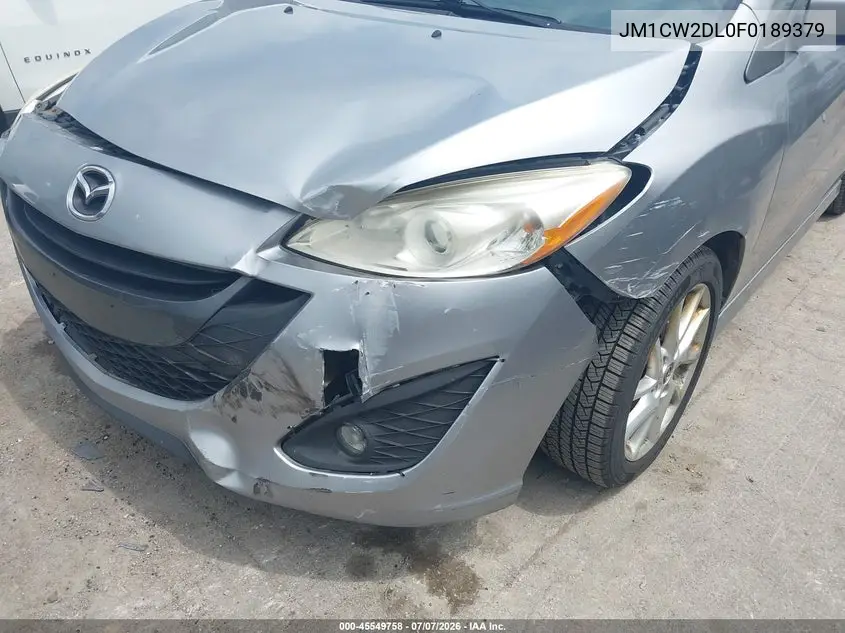 2015 Mazda Mazda5 Grand Touring VIN: JM1CW2DL0F0189379 Lot: 45549758