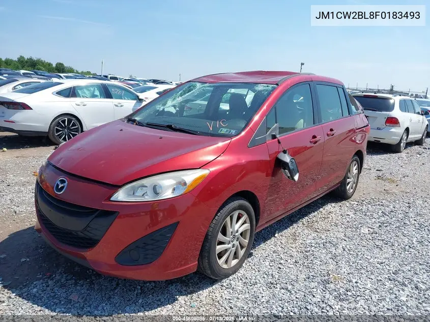 2015 Mazda Mazda5 Sport VIN: JM1CW2BL8F0183493 Lot: 45608085