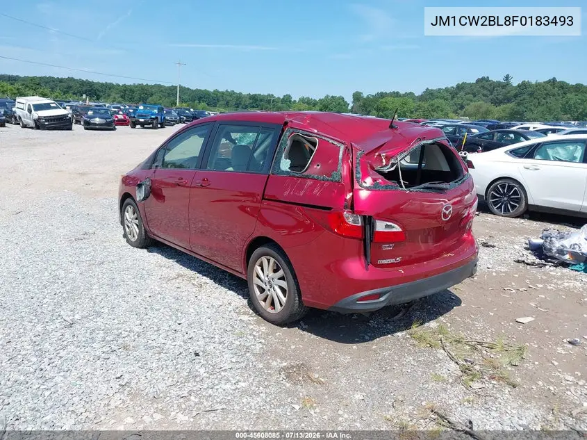 2015 Mazda Mazda5 Sport VIN: JM1CW2BL8F0183493 Lot: 45608085