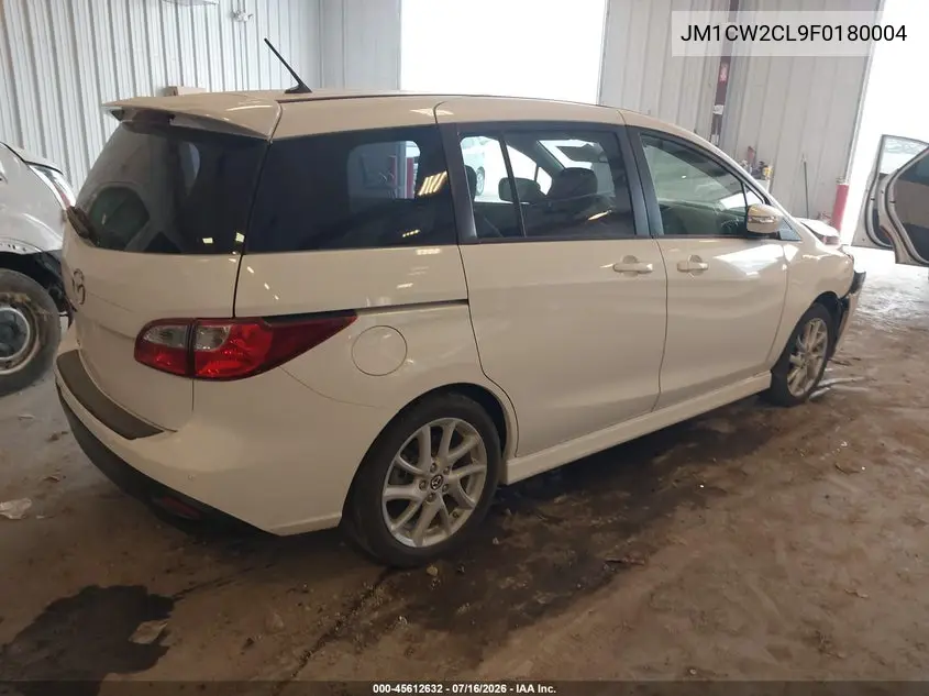 2015 Mazda Mazda5 Touring VIN: JM1CW2CL9F0180004 Lot: 45612632