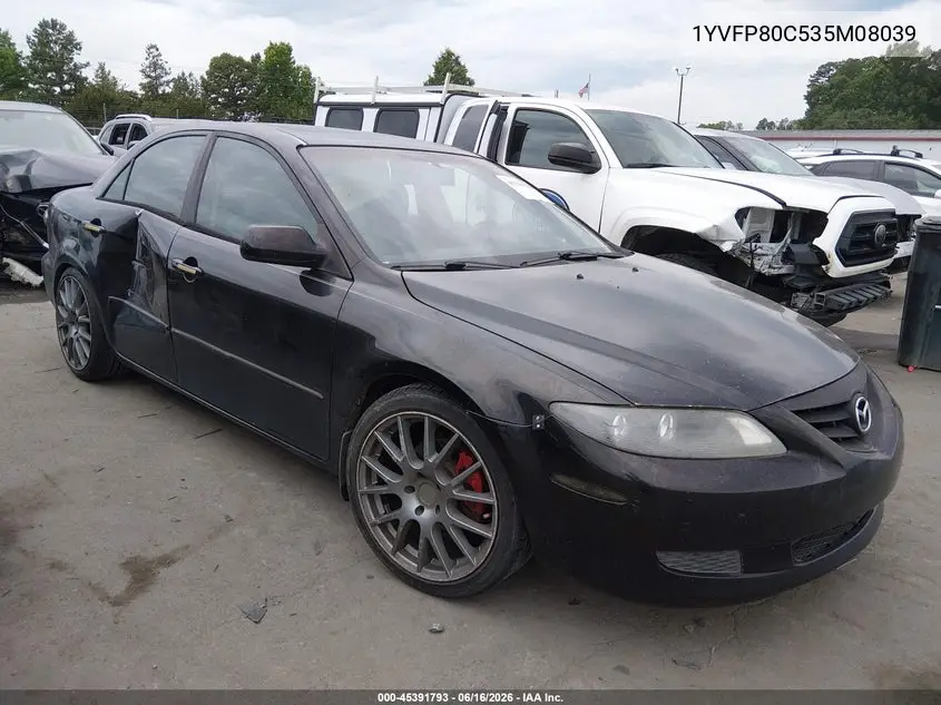 2003 Mazda Mazda6 I VIN: 1YVFP80C535M08039 Lot: 45391793