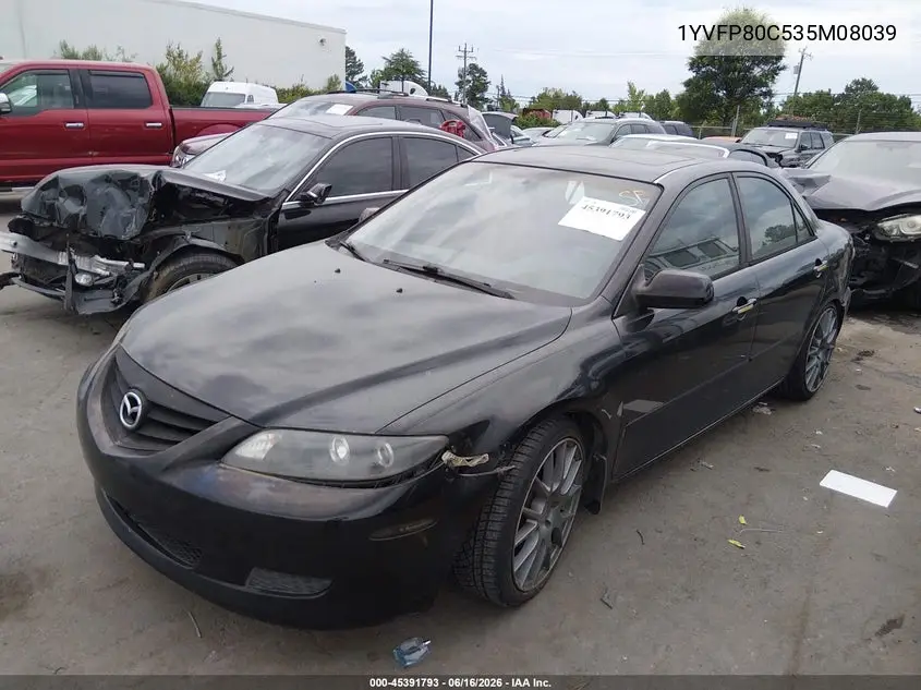 2003 Mazda Mazda6 I VIN: 1YVFP80C535M08039 Lot: 45391793