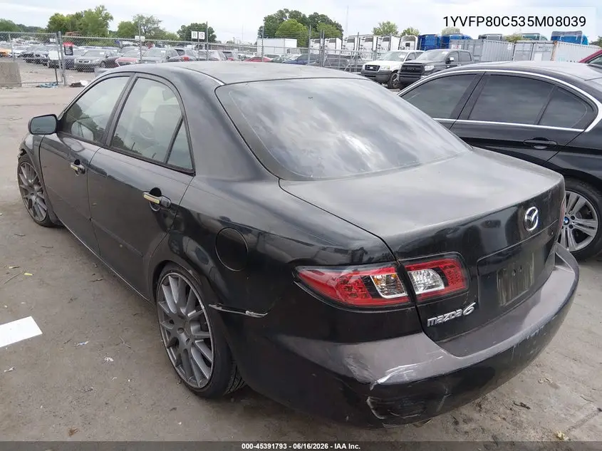2003 Mazda Mazda6 I VIN: 1YVFP80C535M08039 Lot: 45391793