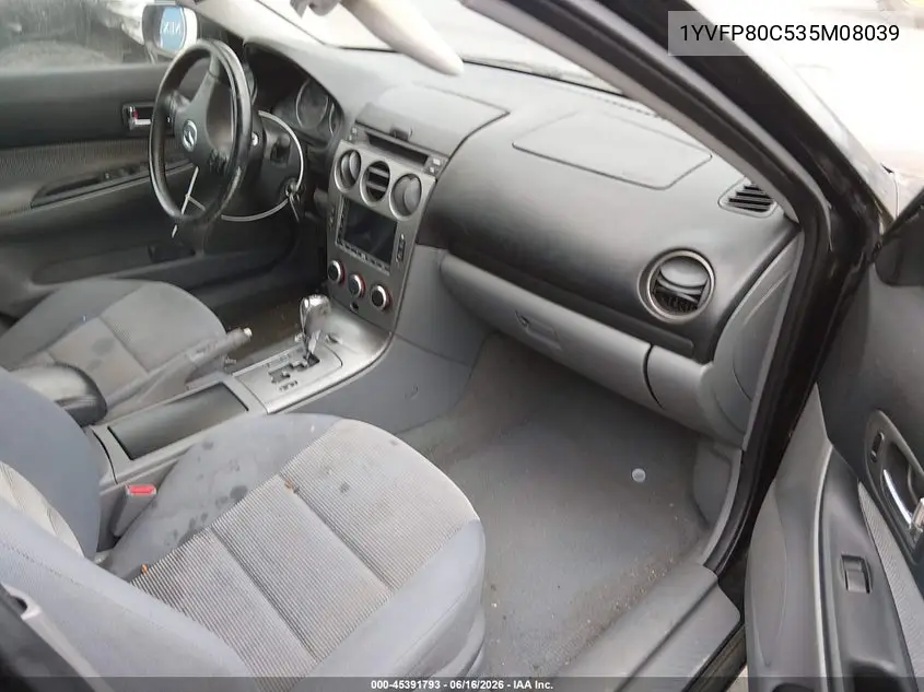 2003 Mazda Mazda6 I VIN: 1YVFP80C535M08039 Lot: 45391793