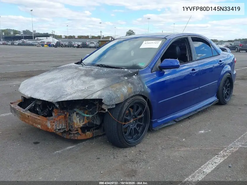 1YVFP80D145N33419 2004 Mazda Mazda6 S