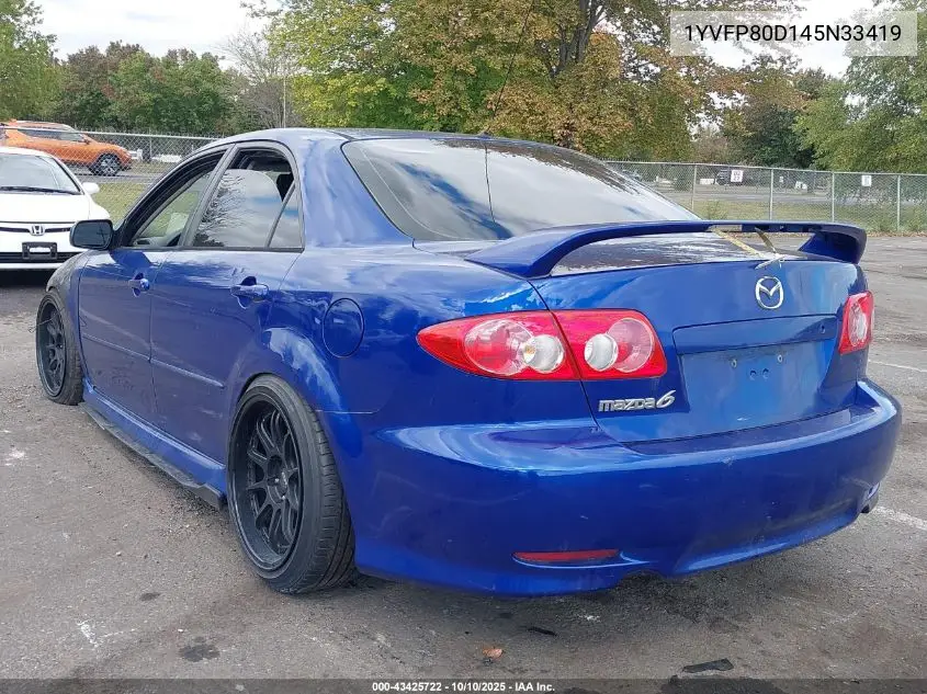 1YVFP80D145N33419 2004 Mazda Mazda6 S