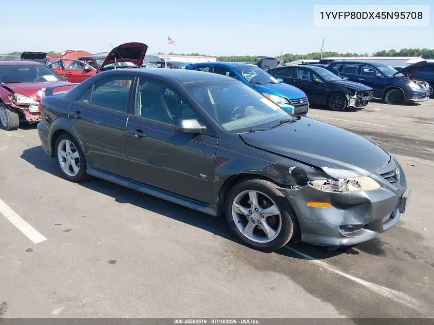 2004 Mazda Mazda6 S VIN: 1YVFP80DX45N95708 Lot: 45582519