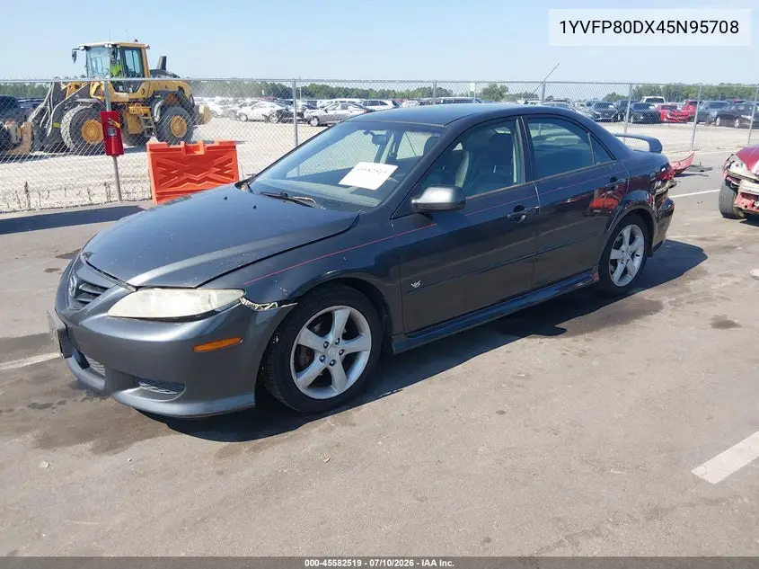 2004 Mazda Mazda6 S VIN: 1YVFP80DX45N95708 Lot: 45582519