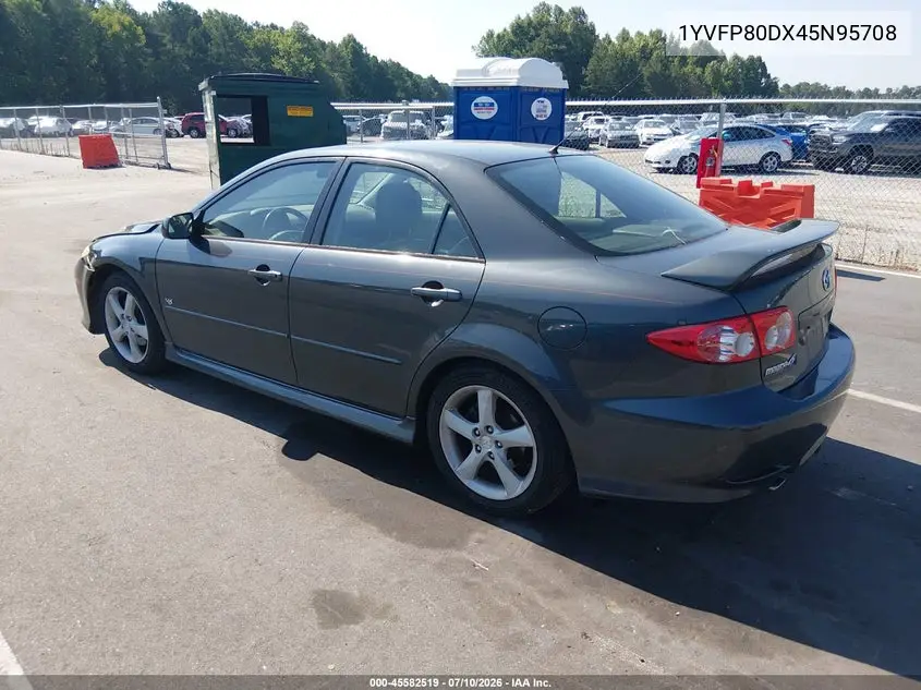 2004 Mazda Mazda6 S VIN: 1YVFP80DX45N95708 Lot: 45582519