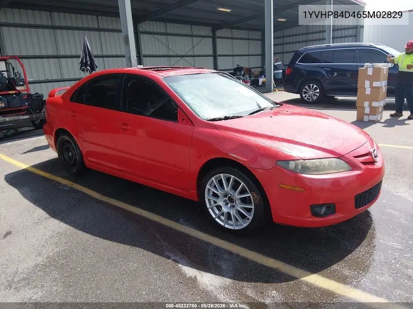 2006 Mazda Mazda6 S Sport VIN: 1YVHP84D465M02829 Lot: 45232780