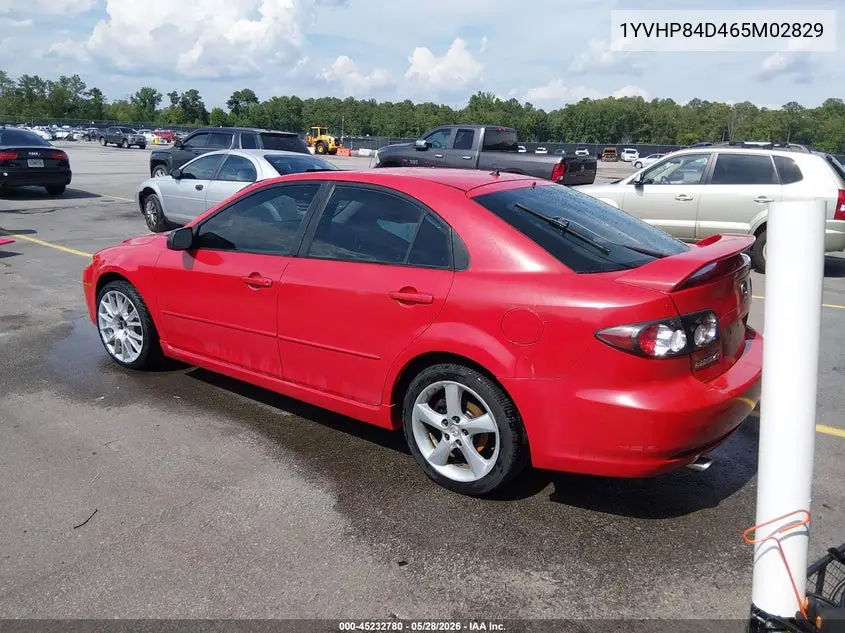 2006 Mazda Mazda6 S Sport VIN: 1YVHP84D465M02829 Lot: 45232780