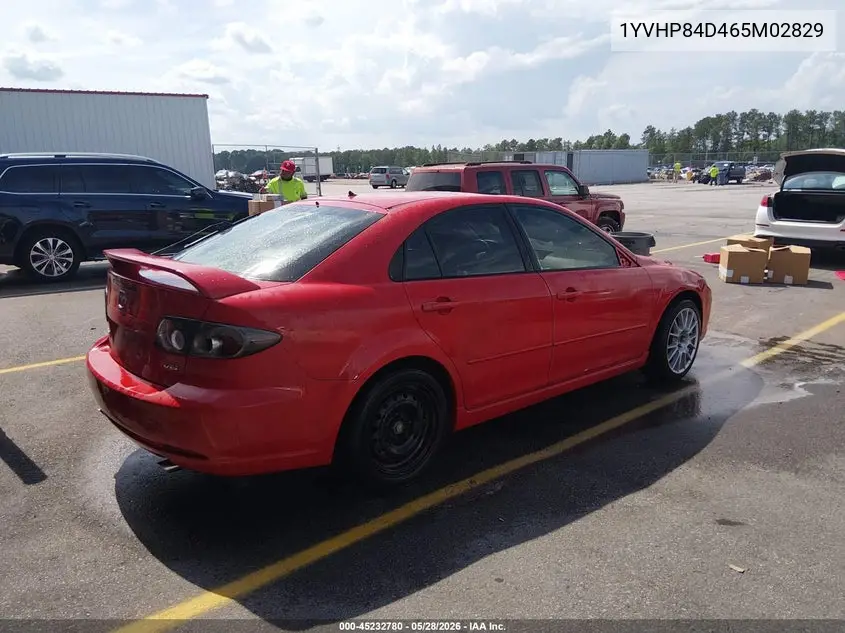 2006 Mazda Mazda6 S Sport VIN: 1YVHP84D465M02829 Lot: 45232780