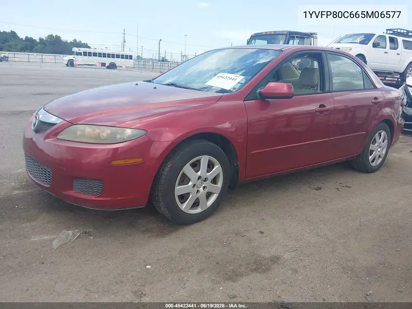 2006 Mazda Mazda6 I VIN: 1YVFP80C665M06577 Lot: 45422441