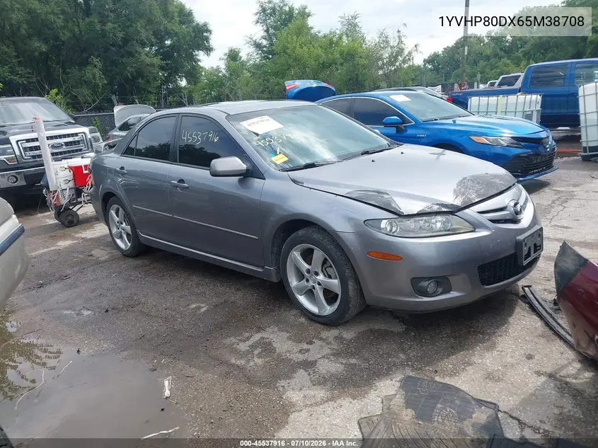 2006 Mazda Mazda6 Sport S VIN: 1YVHP80DX65M38708 Lot: 45537916