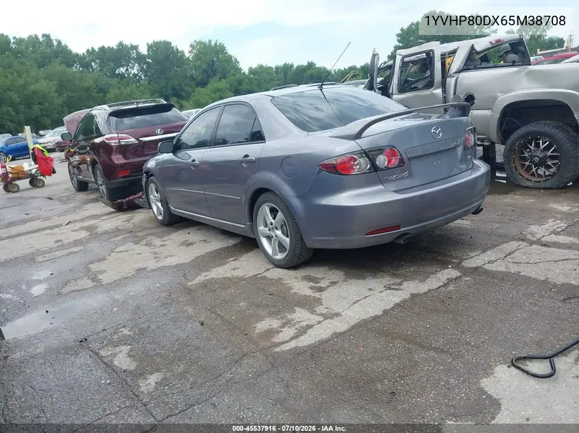 2006 Mazda Mazda6 Sport S VIN: 1YVHP80DX65M38708 Lot: 45537916