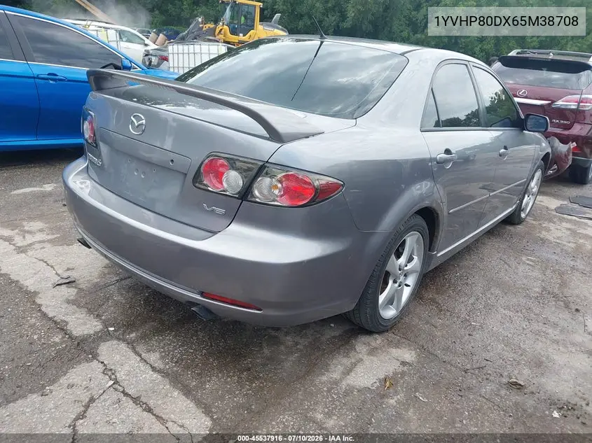 2006 Mazda Mazda6 Sport S VIN: 1YVHP80DX65M38708 Lot: 45537916