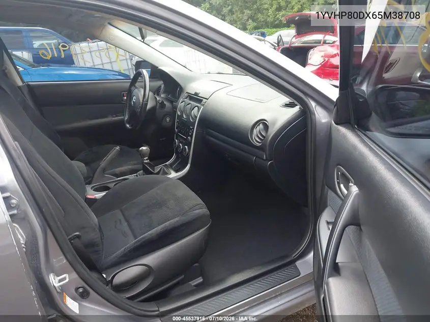 2006 Mazda Mazda6 Sport S VIN: 1YVHP80DX65M38708 Lot: 45537916